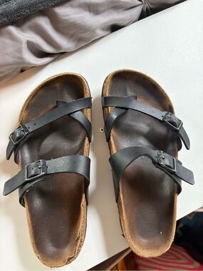 Birkenstock Black Double-Strap Sandals